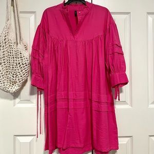 Vero Moda Hot Pink/Magenta Mini Party Dress (Small)